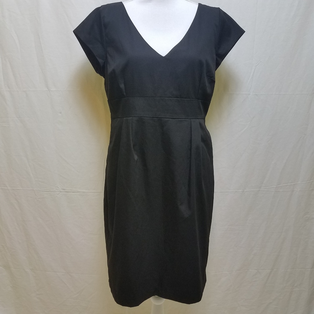 Black Dress V Neck